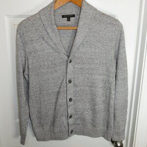 Banana Republic Shawl Collar Button Up Cardigan Sweater Knit Grandpa Medium